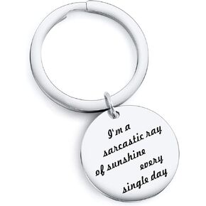 Funny Sarcasm Keychain for Coworkers Friends Perfect Birthday Gifts Idea for Father's Day Mother's Day Gifts