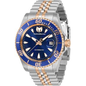 تيكنومارين ساعة اوتوماتيك بسوار ذهبي وردي TM-219050, روز جولد, سوار in Kuwait