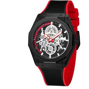 Automatic Mechanical Watches for Men Skeleton Stainless Steel Self-Winding Sapphire Crystal 100M Waterproof Diving Watch Luminous Luxury Fashion Men's Watch