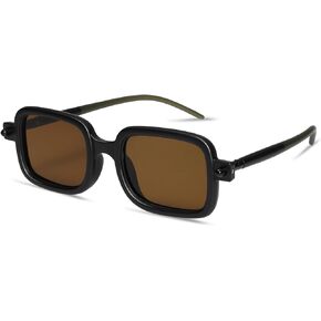 Appassal Retro Square Sunglasses for Women Men Trendy 70s Vintage Stylish Frame UV400 Rectangle Shades AP3686 in Kuwait