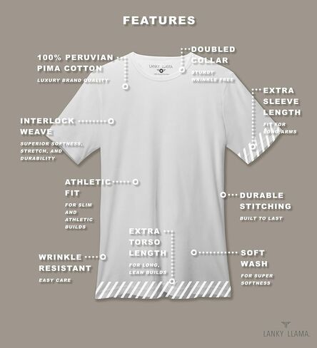 تي شيرت بيما بيما بياقة دائرية | مناسب للرجال النحيفين والطويلين in Kuwait