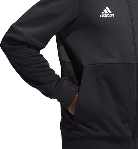 adidas Team Issue Full Zip Jacket Mens FQ0079 Size L Black/White/ in Saudi Arabia