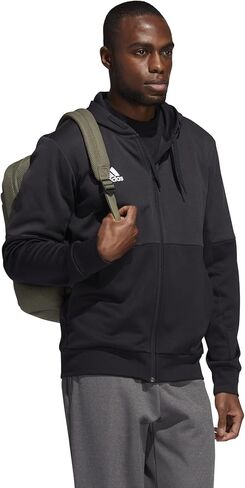 adidas Team Issue Full Zip Jacket Mens FQ0079 Size L Black/White/ in Saudi Arabia