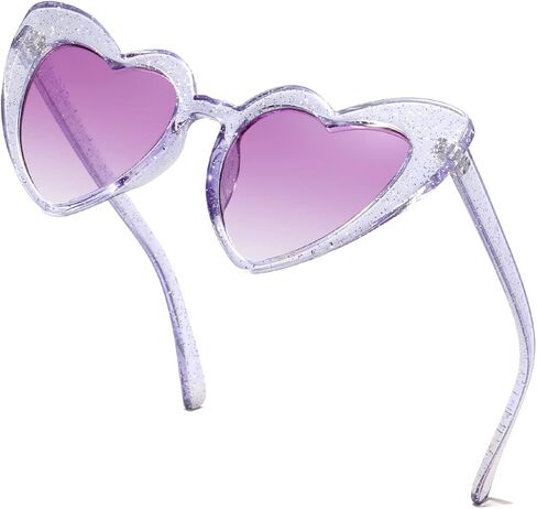 نظارات شمسية على شكل قلب للنساء، نظارات كلاسيكية على شكل عين القطة طراز Mod UV4008805-أرجواني in Saudi Arabia