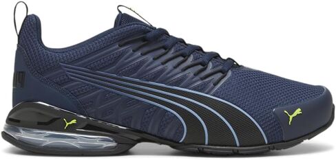 PUMA Men's Voltaic EVO Sneaker, Club Navy Black-Electric Lime, 11 in Saudi Arabia