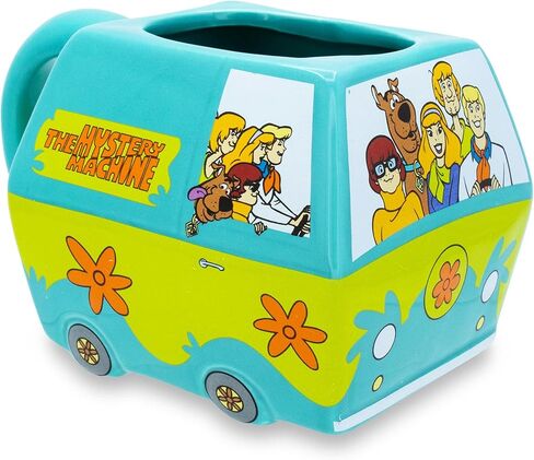 Scooby Doo Mystery Machine Sculpted Ceramic Mug | Large Coffee Cup For Cocoa, Tea | Holds 20 Ounces in Saudi Arabia