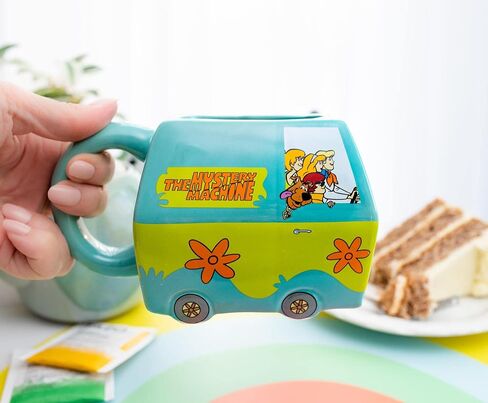 Scooby Doo Mystery Machine Sculpted Ceramic Mug | Large Coffee Cup For Cocoa, Tea | Holds 20 Ounces in Saudi Arabia