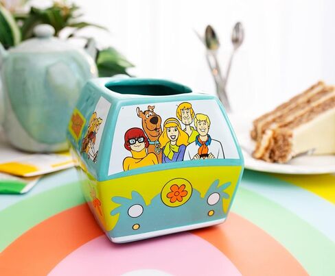 Scooby Doo Mystery Machine Sculpted Ceramic Mug | Large Coffee Cup For Cocoa, Tea | Holds 20 Ounces in Saudi Arabia