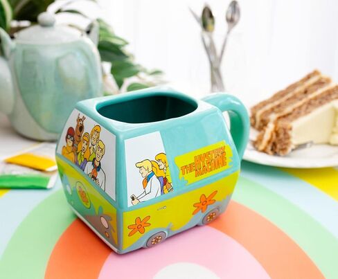 Scooby Doo Mystery Machine Sculpted Ceramic Mug | Large Coffee Cup For Cocoa, Tea | Holds 20 Ounces in Saudi Arabia