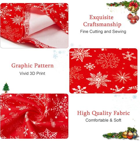 فستان Funnycokid للفتيات لعيد الميلاد المجيد للأطفال لحفلات عيد الميلاد من 4 إلى 13 سنة in Kuwait