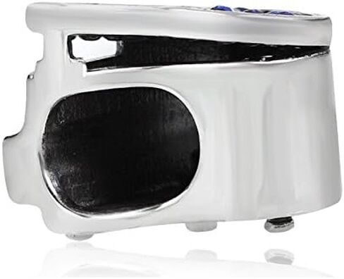 Music Piano Charms 925 Sterling Silver Birthstone Crystal Charm for Pandora European Bracelet in Kuwait