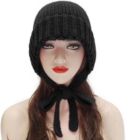 ZLYC قبعة شتوية متماسكة للنساء من ZLYC، قبعة جمجمة للتزلج مكتنزة قابلة للتمدد in Kuwait