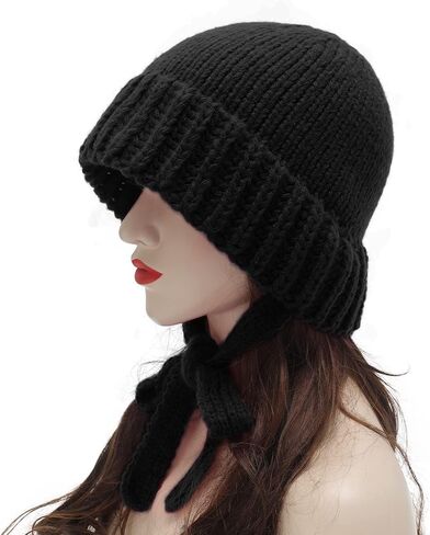 ZLYC قبعة شتوية متماسكة للنساء من ZLYC، قبعة جمجمة للتزلج مكتنزة قابلة للتمدد in Kuwait