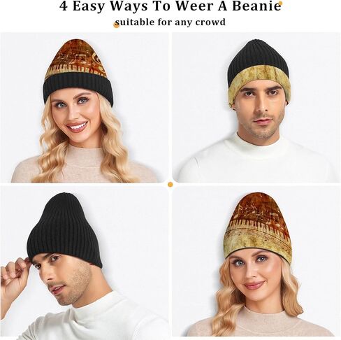 ALAZA Beanie Hat for Men Women,Unisex Soft Warm Skull Knit Cap Winter Hat in Saudi Arabia