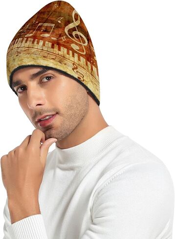 ALAZA Beanie Hat for Men Women,Unisex Soft Warm Skull Knit Cap Winter Hat in Saudi Arabia