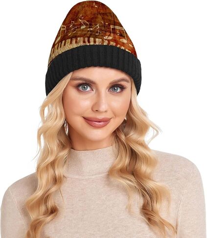 ALAZA Beanie Hat for Men Women,Unisex Soft Warm Skull Knit Cap Winter Hat in Saudi Arabia