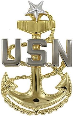 Vanguard Navy Cap Device Senior Chief Petty Officer E8 in Saudi Arabia