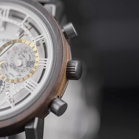 2win ساعة منقوشة للرجال ساعة خشبية مخصصة متعددة الوظائف ساعات مخصصة لعيد الميلاد والذكرى السنوية للزوج وصديقها وخطيبها ورجل العريس in Kuwait