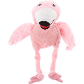 LUOZZY Plush Flamingo Hand Puppet Storytelling Hand Puppet Cartoon Animal Hand Puppet Kids Creative Gifts Parent-Child Interaction Toy