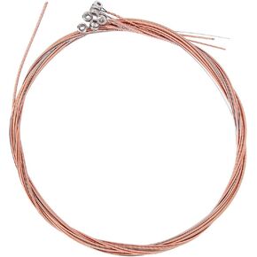 EBTOOLS Folk Acoustic 6 String Steel Strings, Copper Brass Strings Guitar Strings Replacement String Set for Beginners Performers
