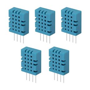 5pcs D-HT11 Sensors 16x12.6x6mm D-HT11 Temperature Humidity Sensor for 5V 3.3V Microcontrollers Compatible with A-rduino Electronic Module
