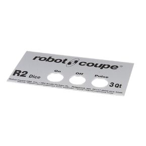 Robot Coupe 407902 Front Plate R2 Dice