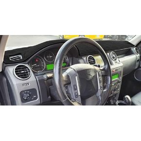 Dash Cover Mat Custom Fit for 2005-2009 Land Rover LR3 SE HSE/ 2005-2009 Range Rover Sport Supercharged HSE with Cutout for Sensor,Dashboard Cover Pad Carpet (Black) J32