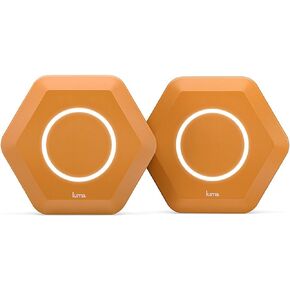 Whole Home WiFi (2 Pack - Orange) - Replaces WiFi Extenders and Routers, Compatible with Alexa, Free Virus Blocking, Free Parental Controls, Gigabit Speed