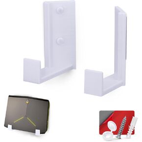 [EOL] 2.5" Corner Cable Box & Router Wall Mount Holder, Adhesive & Screw-in, for Network Switch, Modem, Mesh WiFi, Apple TV, Cameras, Speakers & More, Devices Up to 2.5" / 63mm Thick (Black) [EOL]