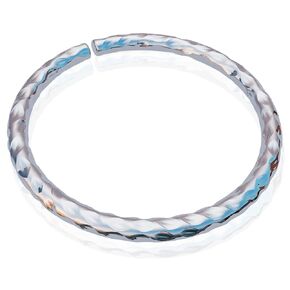 Silver Tragus Hoop Piercing - Comfortable Handmade Sterling Silver Tragus Ring - Thin Hypoallergenic 20 gauge 8mm Stylish Hoop Earring