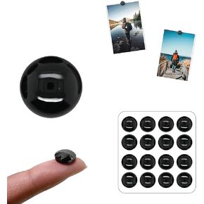 30 Pcs 5x3 mm Black Small Magnets | Document Holder Refrigerator Magnets | Round Magnets Nickel Style for Fridge, Office | Dry Erase Whiteboard Magnets | Decorative Kitchen & Whiteboard Magnets