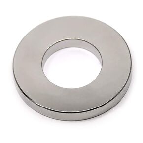 CMS Magnetics Super Powerful N52 Neodymium Ring Magnet OD 2 x ID 1 x 1/4" w/ 46 LB Holding Power - Rare Earth Ring Magnet 1 Piece