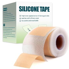 Silicone Scar Sheets, Medical Grade Silicone Scar Tape for Surgical Scars, Reusable, Professional Scar Removal Strips for C Section, Tummy Tuck Tape, Keloid Treatment (1.6" x 60" Roll)