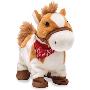 Cuddle Barn – Rusty The Painted Pony | Animated Plush Toy Horse |Tail Wags and Head Moves | Trots to William Tell Overture | Stuffed Animal 10"