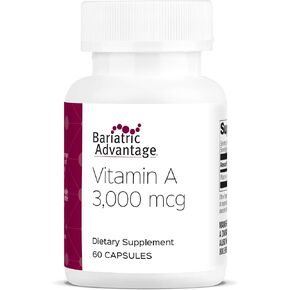 Bariatric Advantage - Vitamin A Capsules 3,000 mcg, 60 Count