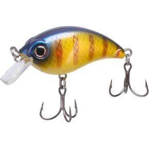 Bill Lewis ATV Squarebill Crankbait Fishing Lifelike Freshwater & Saltwater Lure 1.0 with Mustad Triple Grip Hooks, Bluegill