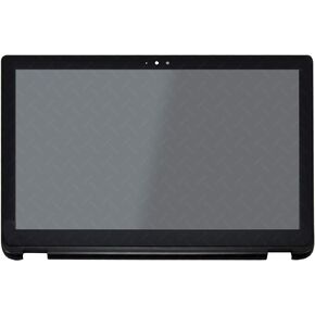 LCDOLED Replacement for Toshiba Satellite P55W-B5112 P55W-B5260SM P55W-B5162SM P55W-B5224 P55W-B5318 P55W-B Series 15.6 inches FullHD 1080p IPS LCD Display Touch Screen Digitizer Assembly with Bezel