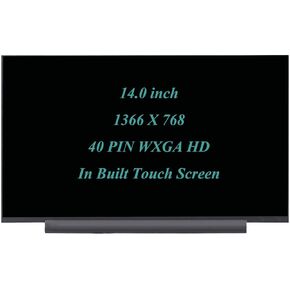 Replacement Laptop IPS HD 40 pin LCD Touch Screen Digitizer Display Panel L61949-001 NT140WHM-T02 NT140WHM-T00 B140XTK02.0 for HP 14-DQ0011DX 14-dq2013DX 14-DQ0011DX