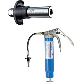 Macnaught Heavy-Duty Pistol Grip Grease Gun with 10 Year Performance Warranty. Includes Our Patented KYPLUS® Locking Grease Coupler (Locks on Tight, Won't Leak!)