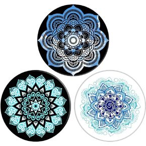 ChezMax Collapsible Phone Bracket 360°Rotary Grips for Phones & Tablets(3 Pack) - The Milky Way's Mandala, (‎ZJ-002)