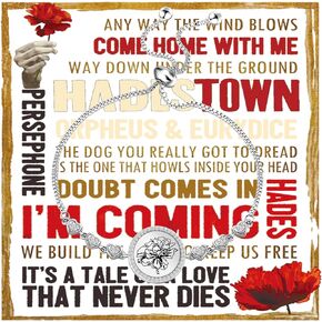 KEYCHIN Hadestown Musical Bracelet Theater Hadestown Fans Gifts Broadway Red Flower Hadestown Jewelry Hadestown Merch