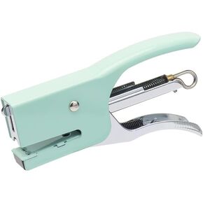 1PC Mini Plier Stapler Cute Handheld Desktop Stapler Mint Green Stapler Metal Hand Held Plier Stapler for Desk, Heavy Duty Office Stapler for Desktop Home Office Supplies