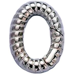 Oval Enhancer Spring Clasp Connector| Hinged Hook Clasp | 18 K Gold Plated Sterling Silver .925 (Clasp with Loop) in Saudi Arabia