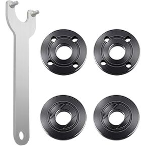 4.5" 5" 5/8-11 Angle Grinder Wrench Spanner Metal Lock Nut for DW Milwaukee Makita 193465-4 Compatible with Bosch Black & Decker Ryobi 4.5" 5" 5/8-11 Replacement Part （5PCS）