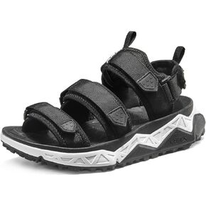 RAX Men's Cushioning Three-Strap Sport Sandal Outoor Antiskid Hiking Sandal