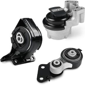 JDMON 3Pcs Engine Motor & Transmission Mount Replacement for 2007-2014 Ford Edge 3.5L, 2007-2010 Lincoln MKX 3.5L Auto Trans Compatible with A5342 A5431 A5605 OE# 8G1Z6038A 7T4Z6068BA 7A1Z6038AA