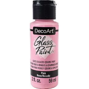 Deco Art GLASS PAINT 2OZ PINK, us:one size