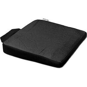 New Breathable Comfortable Ergonomic Wedge Car Seat Office Chair Back Support Cushion (Black Mesh) in Kuwait