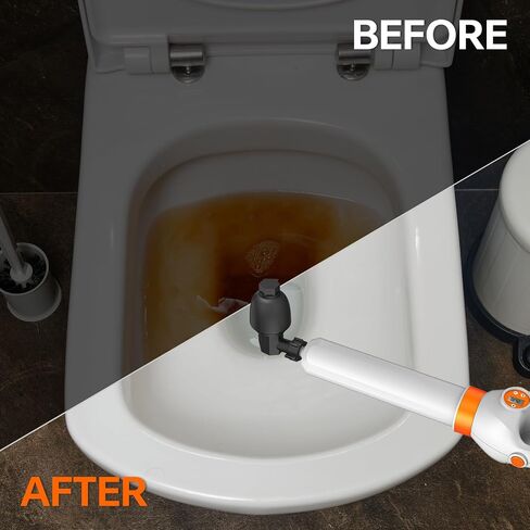 Electric Toilet Plunger, Plunge Blaster, Cordless High Pressure Electric Toilet Plunger, Air Drain Blaster with Digital Barometer, Rechargeable air Plunger for Unclogging Toilet Sink Drain in Saudi Arabia