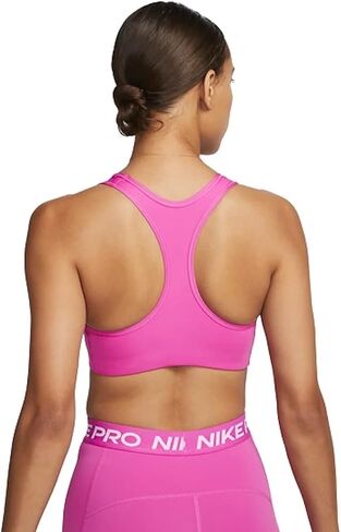 Nike Women's Medium Support Non Padded Sports Bra (as1, Alpha, XL, Regular, Regular, Active Fuchsia/White) in Saudi Arabia